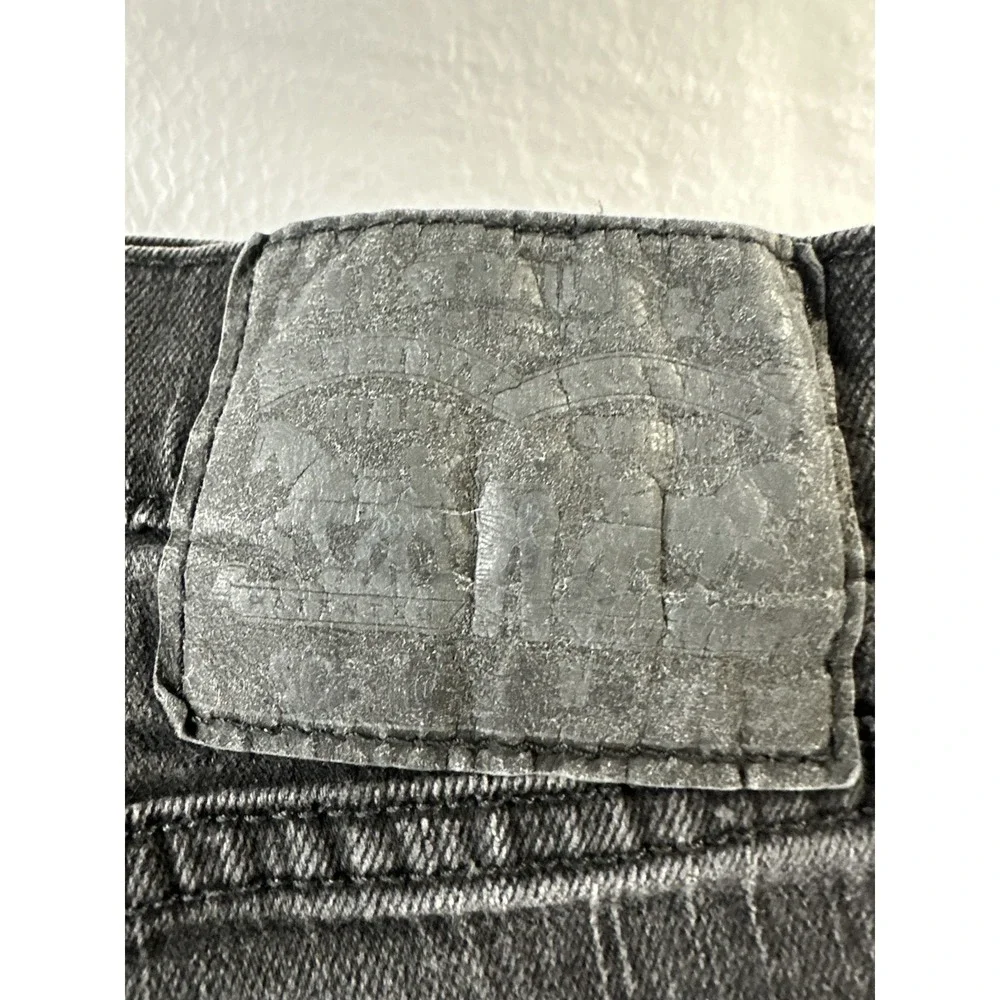 Levi's 508 Jeans Men's 28x27.5 Regular Taper Fit Black‎ Dark Wash Denim